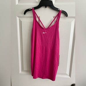 Hot pink Nike women’s training tank top